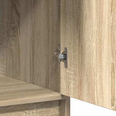 vidaXL Highboard Sonoma Oak 40 x 40.5 x 135 cm Engineered Wood