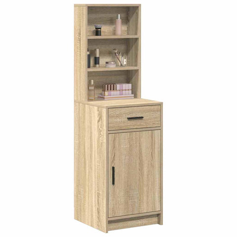 vidaXL Highboard Sonoma Oak 40 x 40.5 x 135 cm Engineered Wood