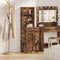 vidaXL Highboard Smoked oak 40 x 40.5 x 135 cm Engineered wood
