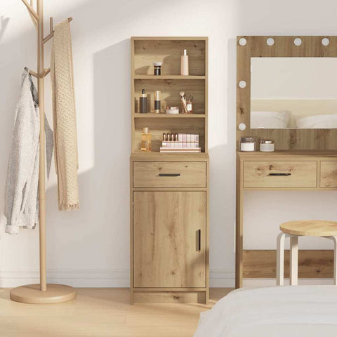 vidaXL Highboard Artisan oak 40 x 40.5 x 135 cm Engineered wood