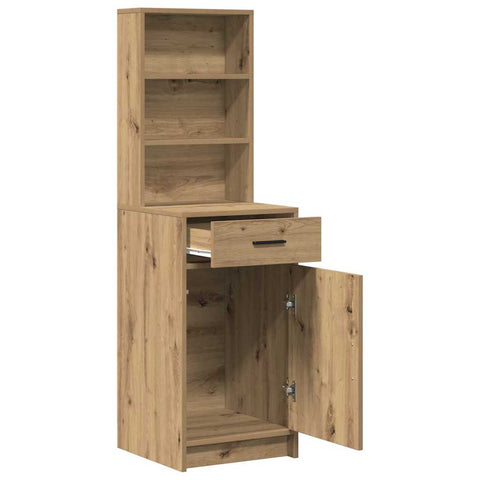 vidaXL Highboard Artisan oak 40 x 40.5 x 135 cm Engineered wood