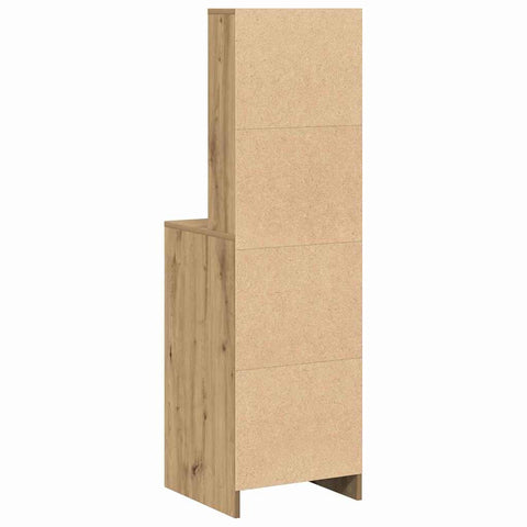 vidaXL Highboard Artisan oak 40 x 40.5 x 135 cm Engineered wood
