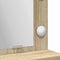 vidaXL Dressing Table with LED Lights in Sonoma Oak - 79 x 41 x 135 cm