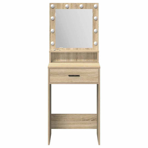 vidaXL Dressing Table Sonoma oak 50 x 41 x 135 cm Engineered wood