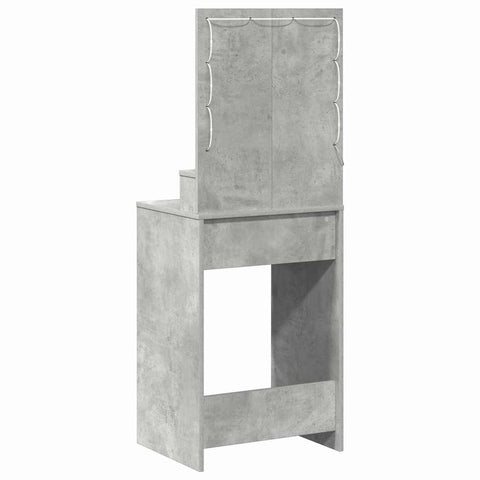 vidaXL Dressing Table Concrete grey 50 x 41 x 135 cm Engineered wood