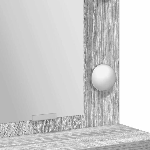 vidaXL Dressing Table Grey sonoma 50 x 41 x 135 cm Engineered wood