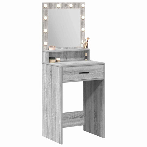 vidaXL Dressing Table Grey sonoma 50 x 41 x 135 cm Engineered wood
