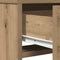 vidaXL Dressing Table Artisan oak 50 x 41 x 135 cm Engineered wood