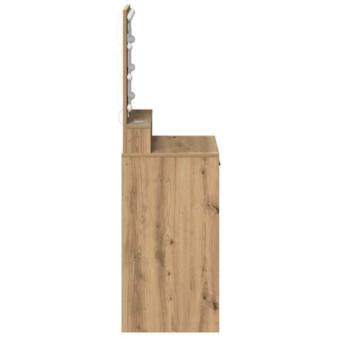 vidaXL Dressing Table Artisan oak 50 x 41 x 135 cm Engineered wood