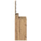 vidaXL Dressing Table Artisan oak 50 x 41 x 135 cm Engineered wood