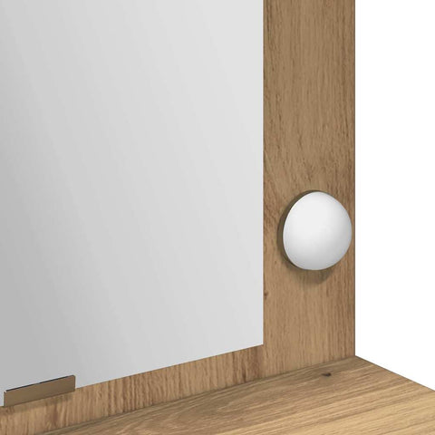 vidaXL Dressing Table Artisan oak 100 x 41 x 135 cm Engineered wood