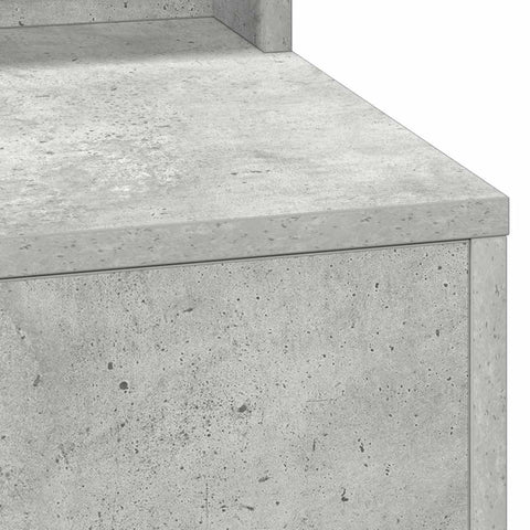 vidaXL Dressing Table Concrete grey 50 x 41 x 135 cm Engineered wood