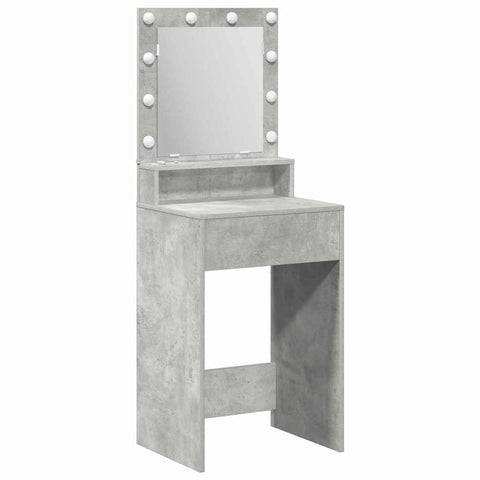 vidaXL Dressing Table Concrete grey 50 x 41 x 135 cm Engineered wood