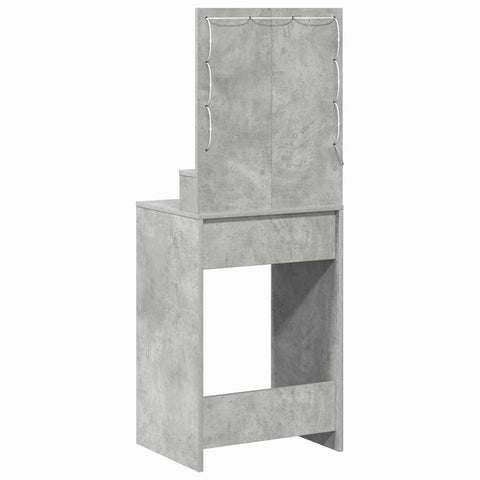 vidaXL Dressing Table Concrete grey 50 x 41 x 135 cm Engineered wood
