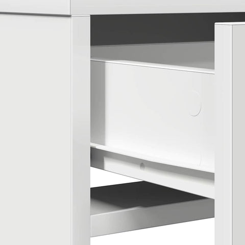 vidaXL Dressing Table White 50 x 41 x 140 cm Engineered wood