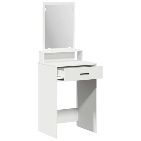vidaXL Dressing Table White 50 x 41 x 140 cm Engineered wood