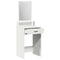 vidaXL Dressing Table White 50 x 41 x 140 cm Engineered wood