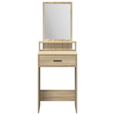 vidaXL Dressing Table Sonoma Oak 50 x 41 x 140 cm Engineered wood