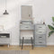 vidaXL Dressing Table Concrete grey 50 x 41 x 140 cm Engineered wood