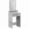 vidaXL Dressing Table Concrete grey 50 x 41 x 140 cm Engineered wood