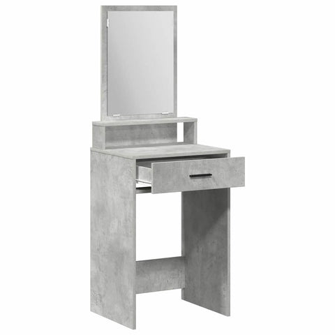 vidaXL Dressing Table Concrete grey 50 x 41 x 140 cm Engineered wood