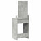vidaXL Dressing Table Concrete grey 50 x 41 x 140 cm Engineered wood