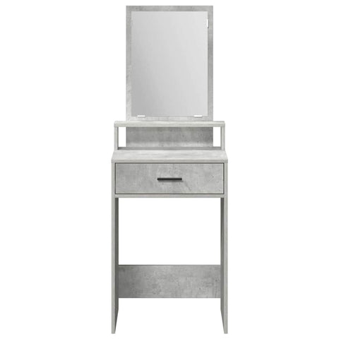 vidaXL Dressing Table Concrete grey 50 x 41 x 140 cm Engineered wood
