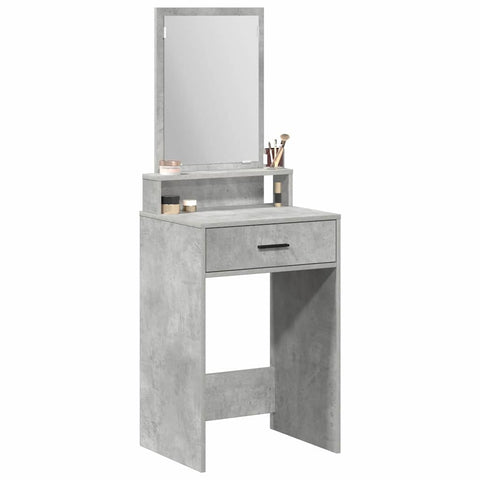 vidaXL Dressing Table Concrete grey 50 x 41 x 140 cm Engineered wood