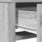 vidaXL Dressing Table Grey sonoma 50 x 41 x 140 cm Engineered wood