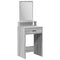 vidaXL Dressing Table Grey sonoma 50 x 41 x 140 cm Engineered wood