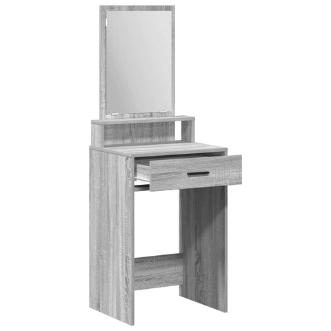 vidaXL Dressing Table Grey sonoma 50 x 41 x 140 cm Engineered wood