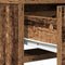 vidaXL Dressing Table with Drawers - Old Wood 50x41x140 cm