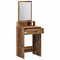 vidaXL Dressing Table with Drawers - Old Wood 50x41x140 cm