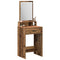 vidaXL Dressing Table with Drawers - Old Wood 50x41x140 cm