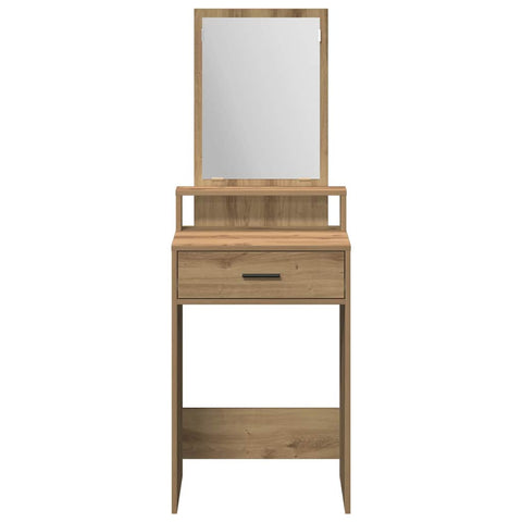 vidaXL Dressing Table Artisan Oak 50 x 41 x 140 cm Engineered wood