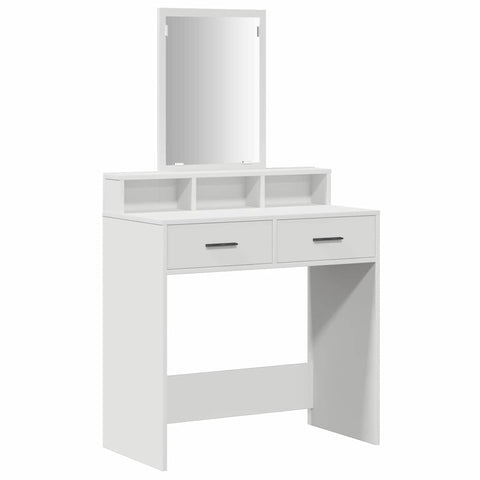 vidaXL Dressing Table White 79 x 41 x 140 cm Engineered wood