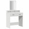vidaXL Dressing Table White 79 x 41 x 140 cm Engineered wood
