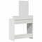 vidaXL Dressing Table White 79 x 41 x 140 cm Engineered wood