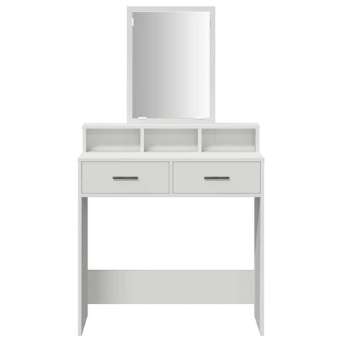 vidaXL Dressing Table White 79 x 41 x 140 cm Engineered wood