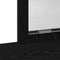 vidaXL Dressing Table Black oak 79 x 41 x 140 cm Engineered wood