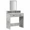 vidaXL Dressing Table Concrete grey 79 x 41 x 140 cm Engineered wood