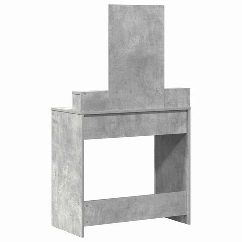 vidaXL Dressing Table Concrete grey 79 x 41 x 140 cm Engineered wood