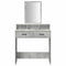 vidaXL Dressing Table Concrete grey 79 x 41 x 140 cm Engineered wood