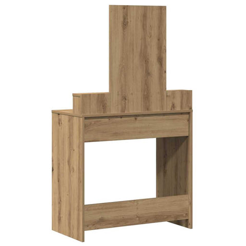 vidaXL Dressing Table Artisan Oak 79 x 41 x 140 cm Engineered wood