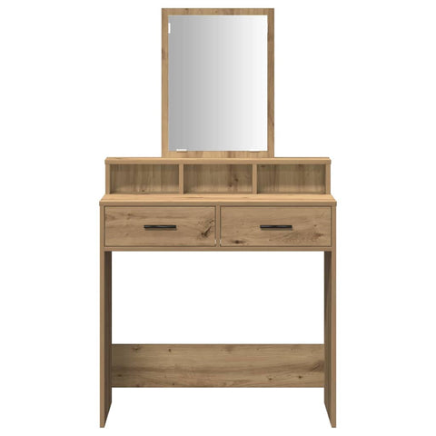 vidaXL Dressing Table Artisan Oak 79 x 41 x 140 cm Engineered wood