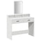 vidaXL Dressing Table White 100 x 41 x 140 cm Engineered wood