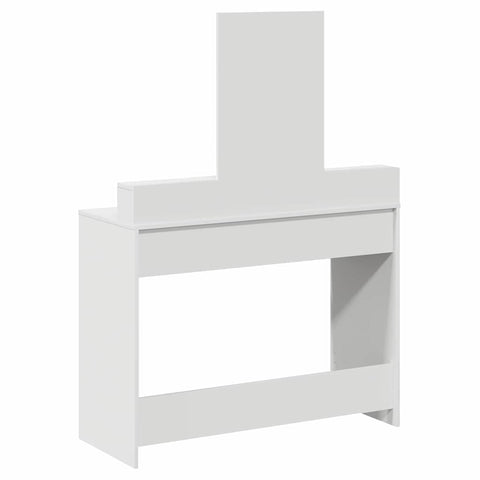 vidaXL Dressing Table White 100 x 41 x 140 cm Engineered wood