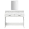 vidaXL Dressing Table White 100 x 41 x 140 cm Engineered wood
