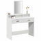 vidaXL Dressing Table White 100 x 41 x 140 cm Engineered wood