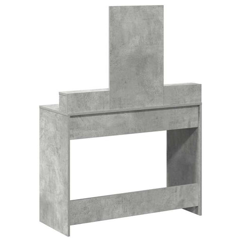vidaXL Dressing Table Concrete grey 100 x 41 x 140 cm Engineered wood